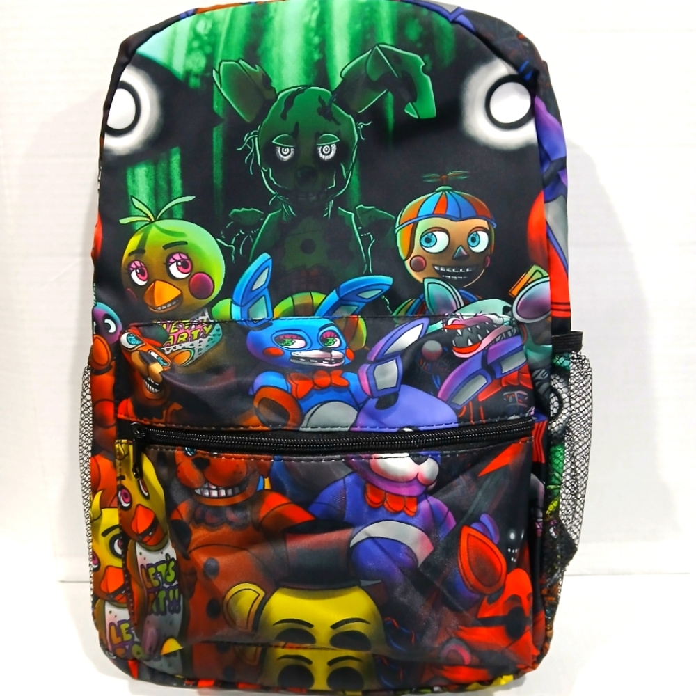 Five Nights Of Freddy's Colorful Character Backpack